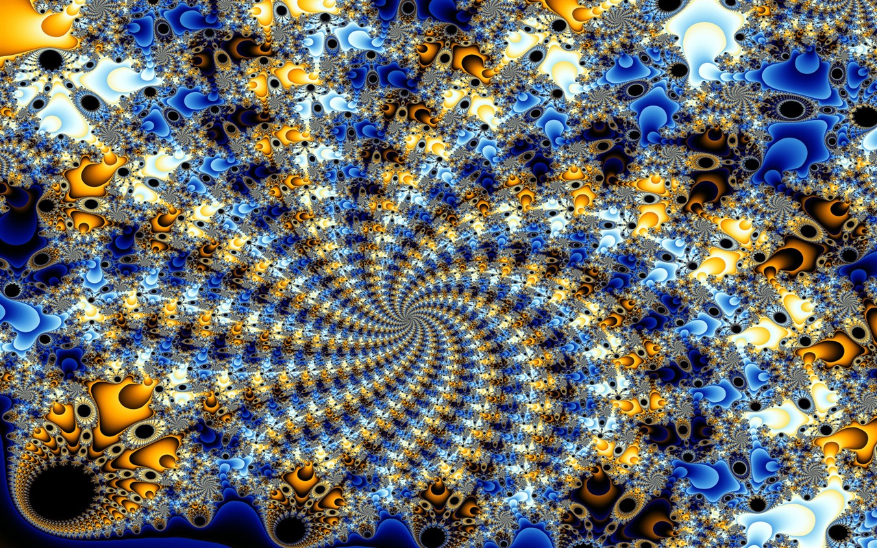 超大炫彩花紋 壁紙(三) #12 - 1280x800