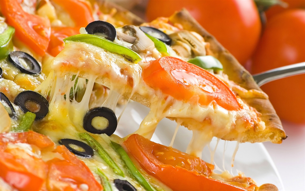 Pizza Jídlo tapety (3) #16 - 1280x800