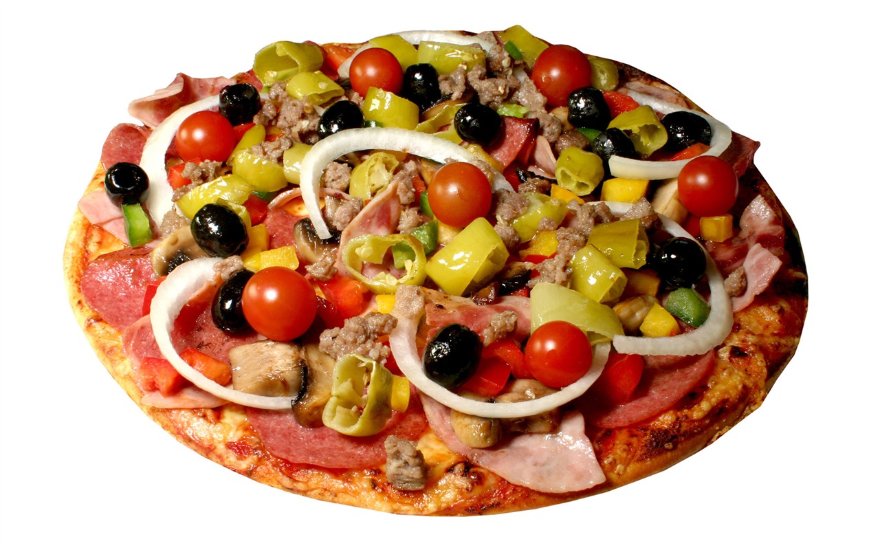 Pizza Jídlo tapety (4) #15 - 1280x800