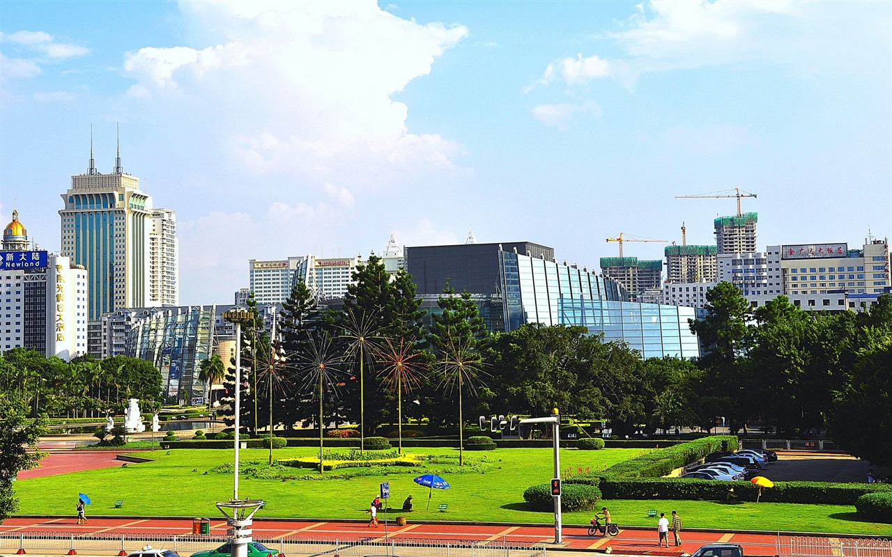 Fuzhou ulice s shot (foto Díla změnit) #14 - 1280x800
