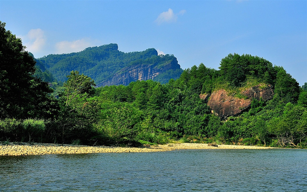 Wuyi jiuqu Krajina (fotografie děl změny) #1 - 1280x800