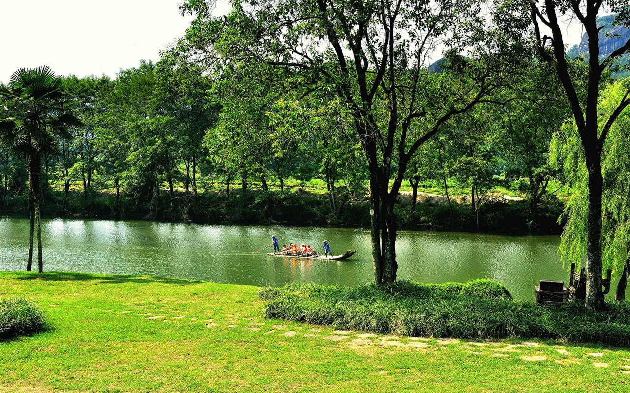 Wuyi jiuqu scenery (photo Works of change) #3 - 1280x800