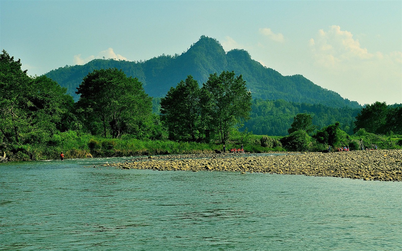 Wuyi jiuqu Krajina (fotografie děl změny) #4 - 1280x800