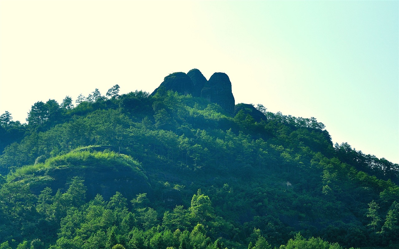 Wuyi jiuqu Krajina (fotografie děl změny) #5 - 1280x800