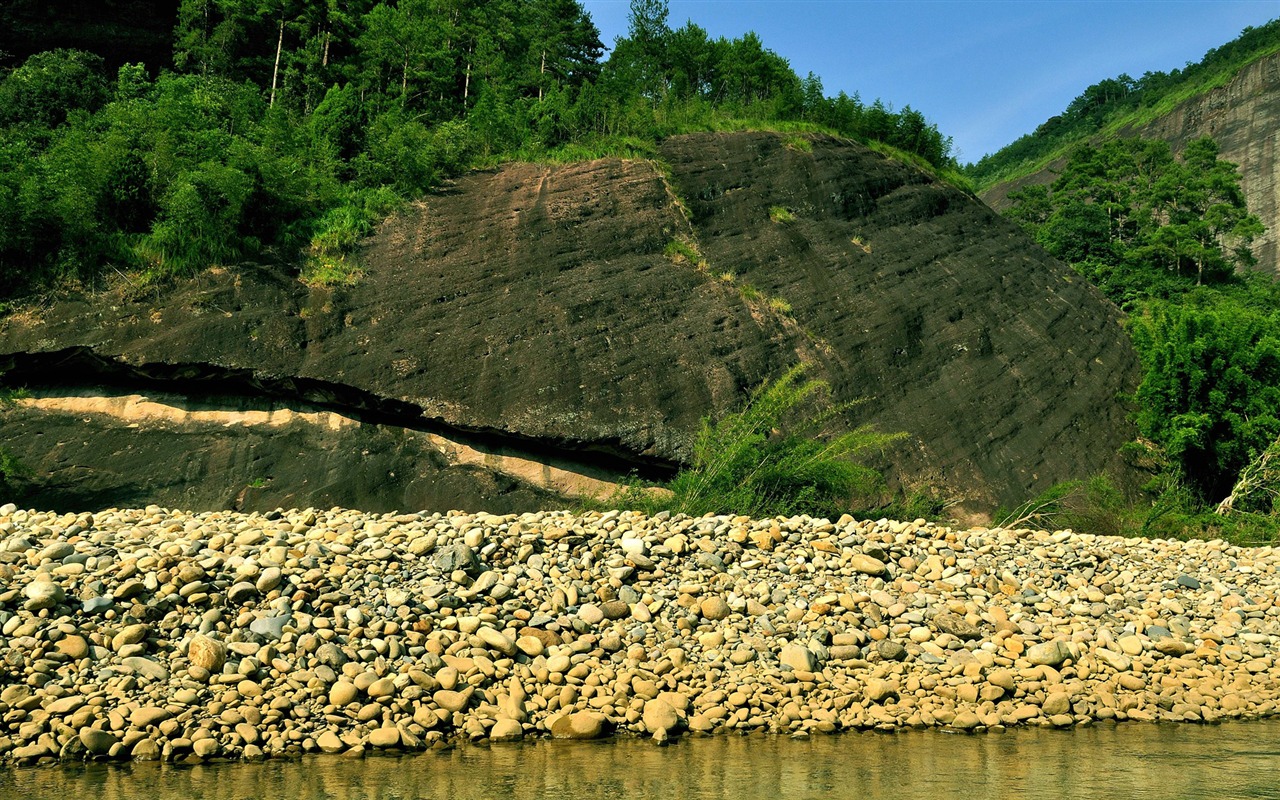 Wuyi jiuqu Krajina (fotografie děl změny) #10 - 1280x800