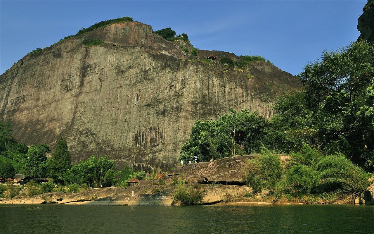 Wuyi jiuqu Krajina (fotografie děl změny) #13 - 1280x800
