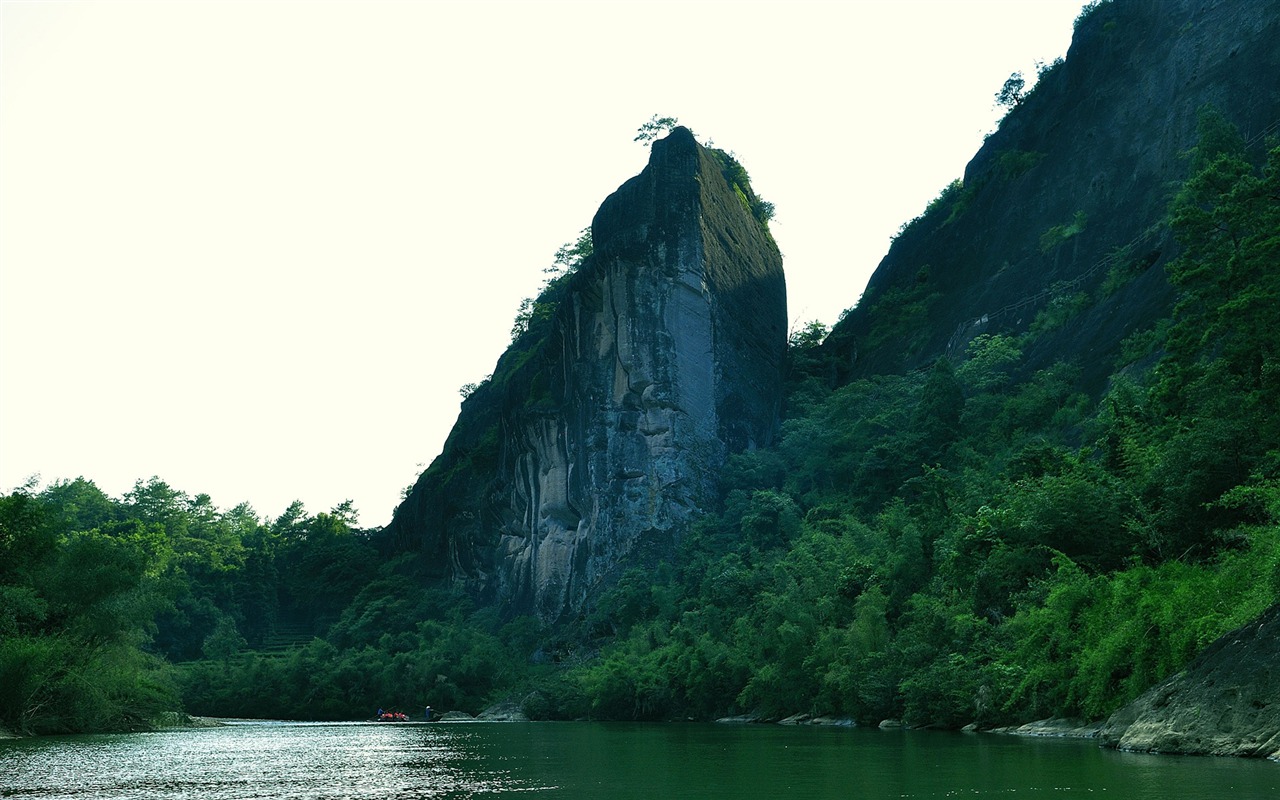 Wuyi jiuqu scenery (photo Works of change) #15 - 1280x800