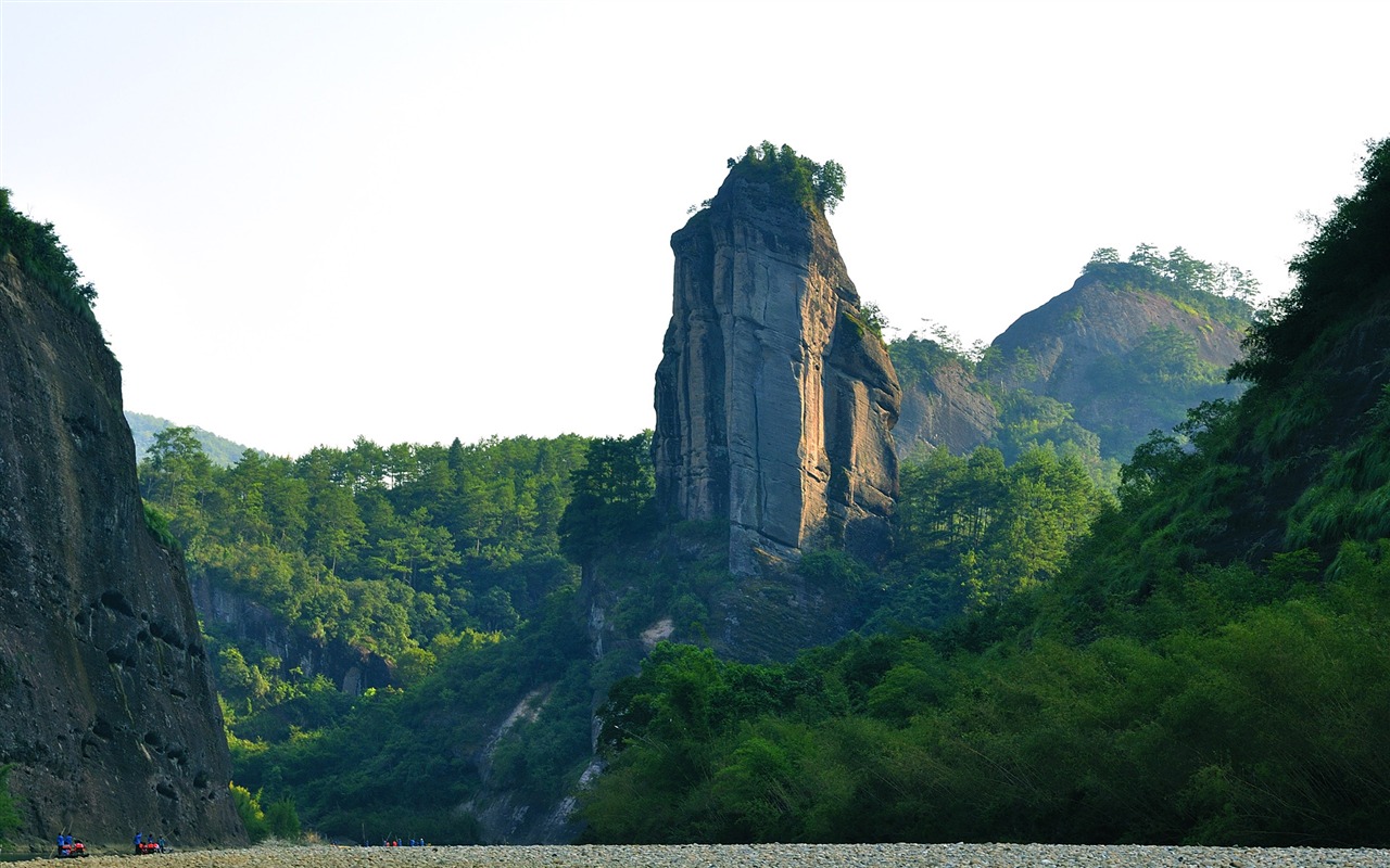 Wuyi jiuqu scenery (photo Works of change) #16 - 1280x800