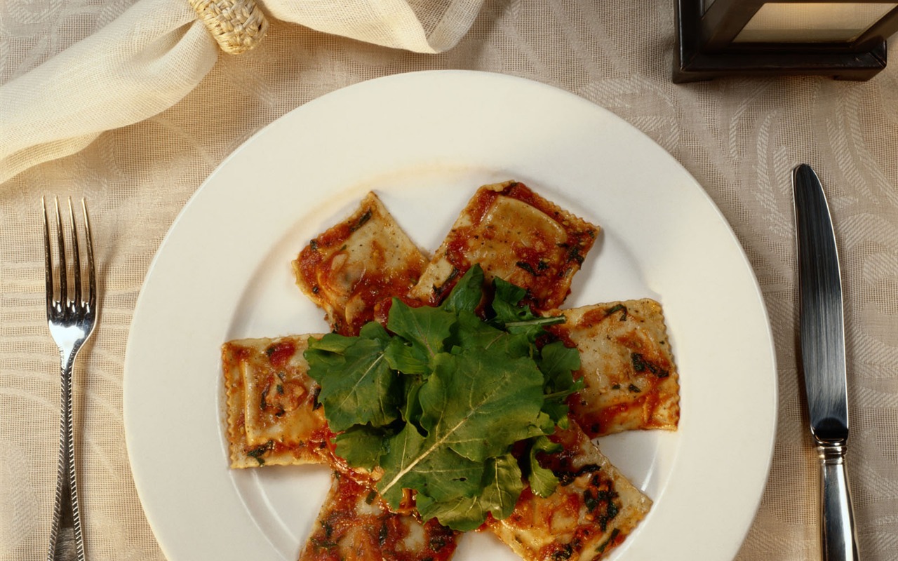 Gourmet večeře tapety (9) #2 - 1280x800
