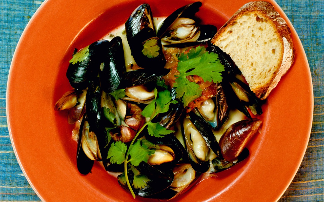 Gourmet večeře tapety (9) #3 - 1280x800