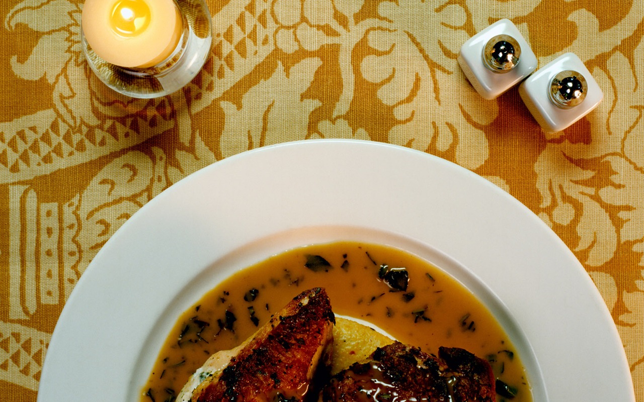 Gourmet večeře tapety (9) #8 - 1280x800