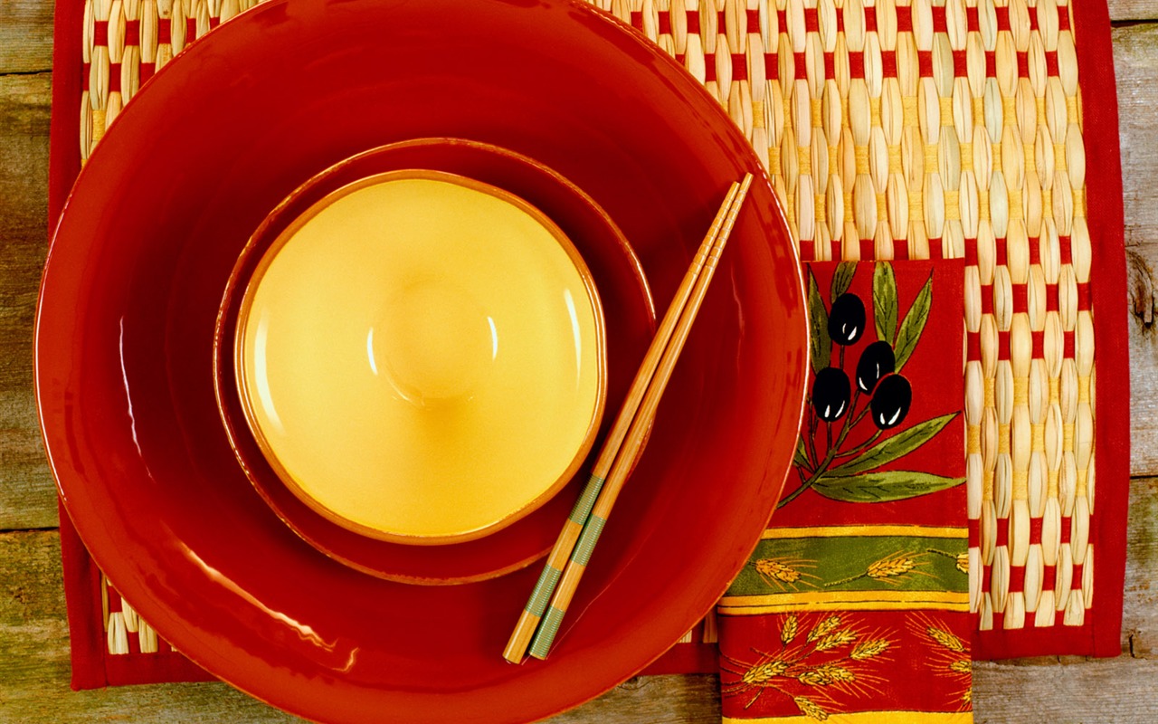 Gourmet večeře tapety (10) #14 - 1280x800