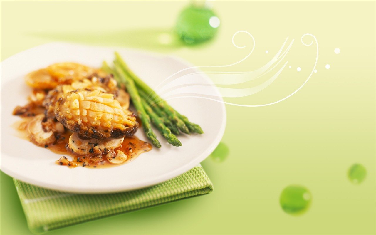 Gourmet večeře tapety (11) #3 - 1280x800
