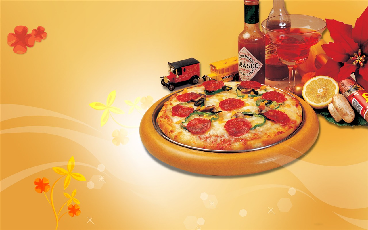 Gourmet večeře tapety (11) #6 - 1280x800