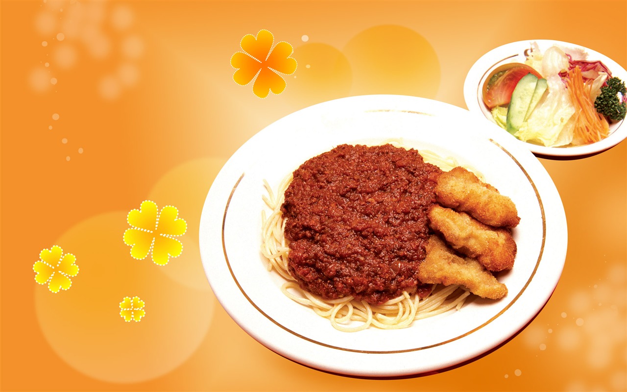 Gourmet večeře tapety (11) #7 - 1280x800