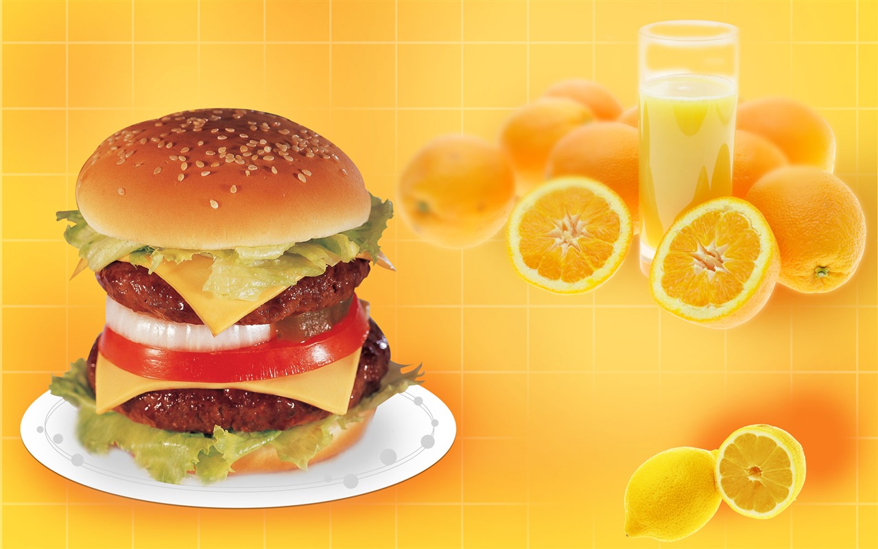 Gourmet večeře tapety (11) #14 - 1280x800