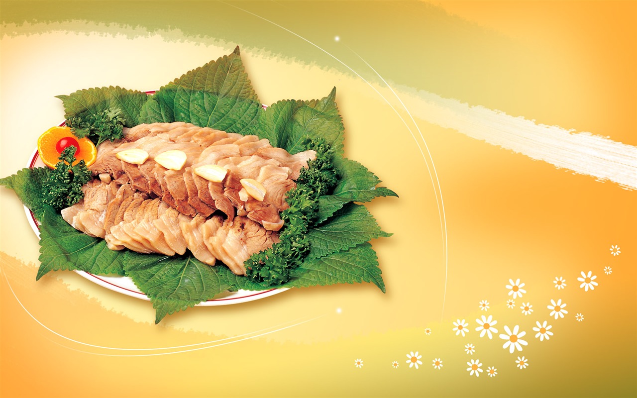 Gourmet večeře tapety (11) #19 - 1280x800