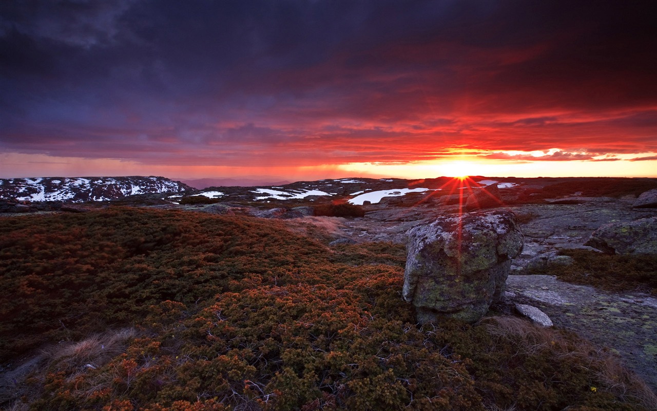 Mountain Valley Landschaft Wallpaper (1) #6 - 1280x800