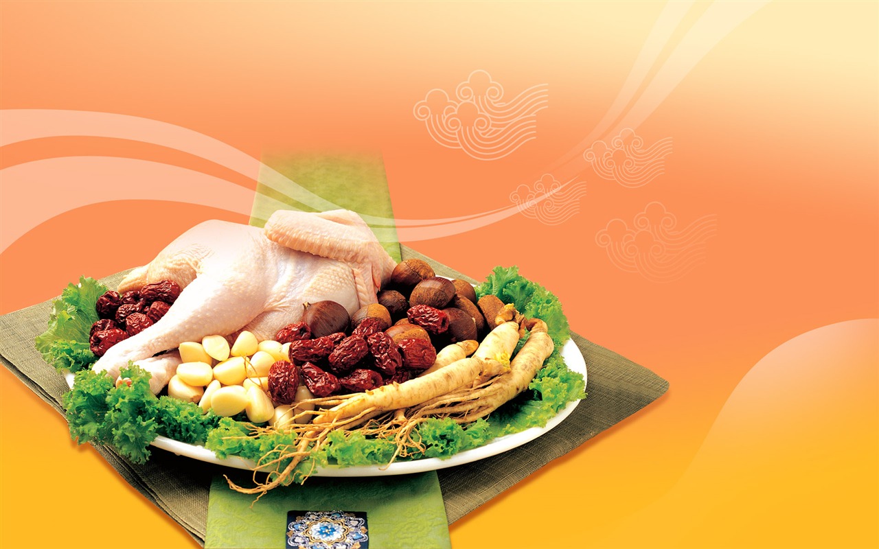 Gourmet večeře tapety (12) #2 - 1280x800