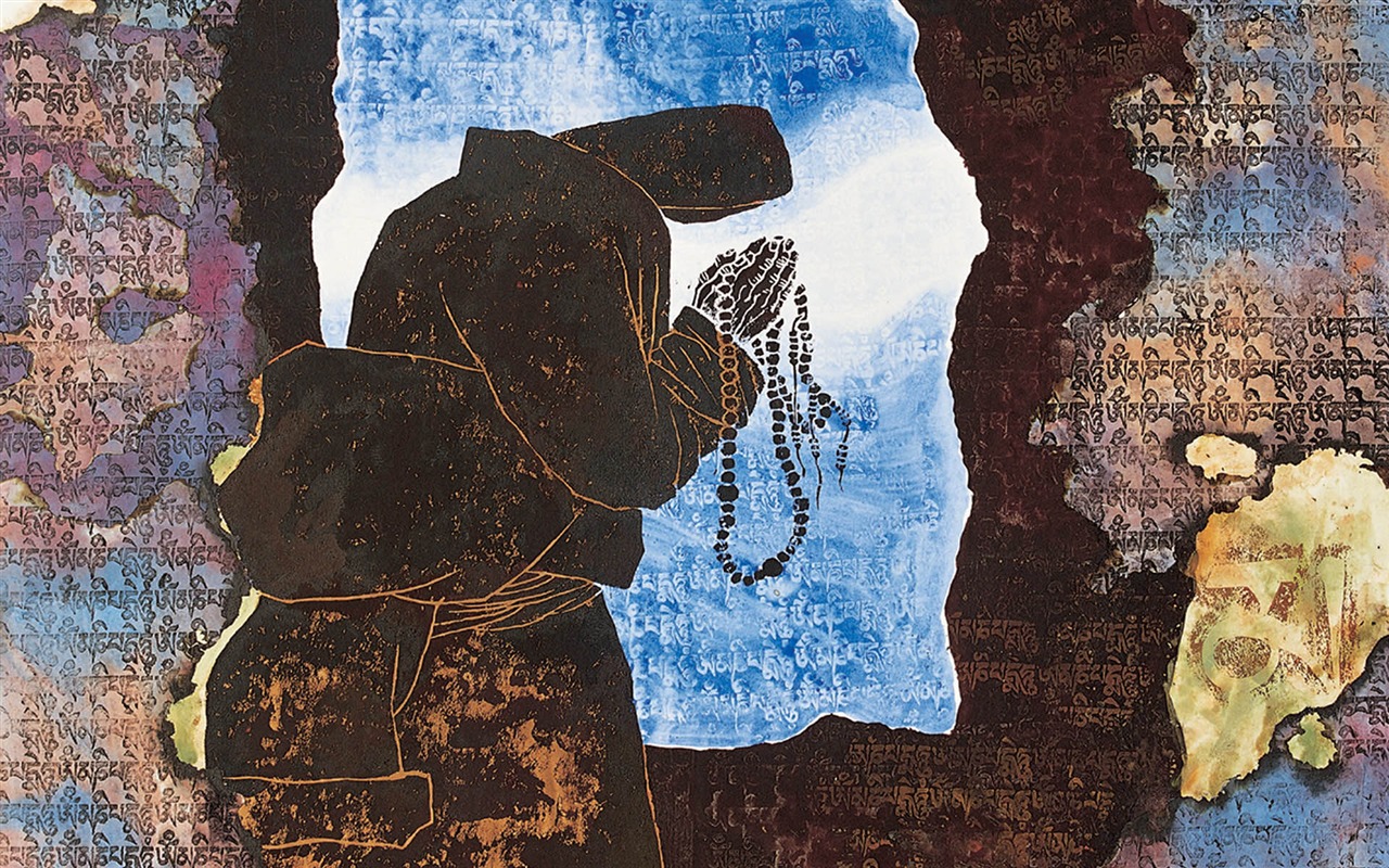 Cheung Pákistán tibetské tisk tapetu (1) #1 - 1280x800