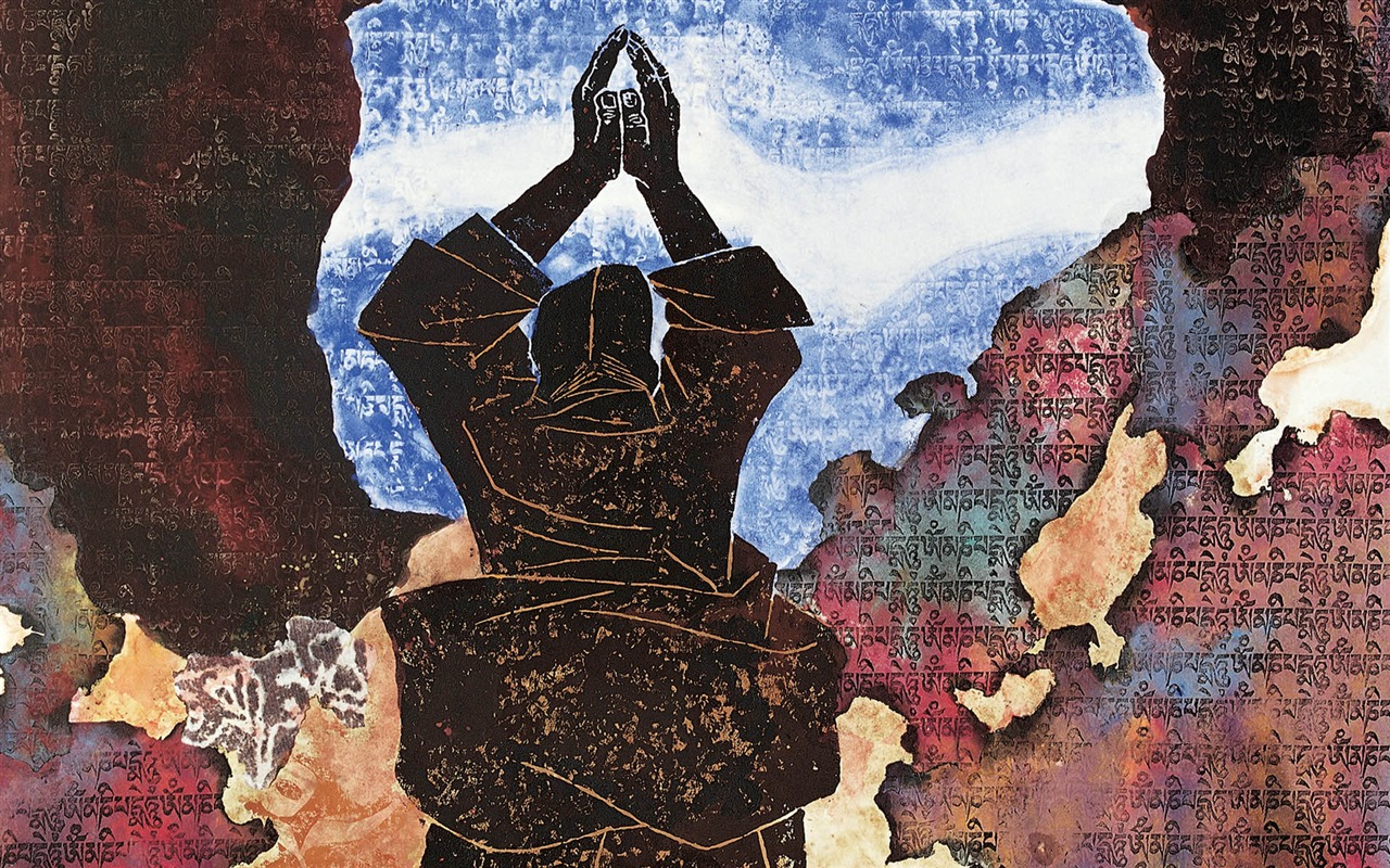 Cheung Pákistán tibetské tisk tapetu (1) #13 - 1280x800