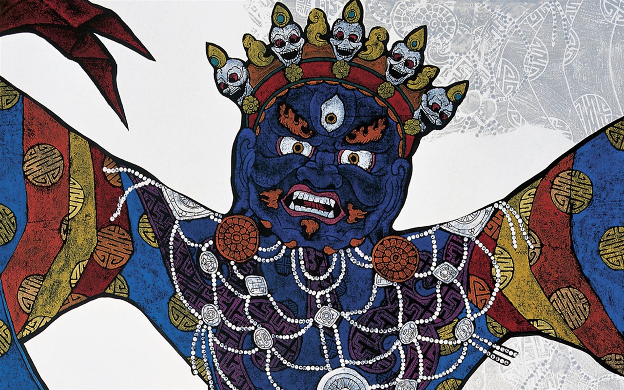 Cheung Pákistán tibetské tisk tapetu (1) #15 - 1280x800