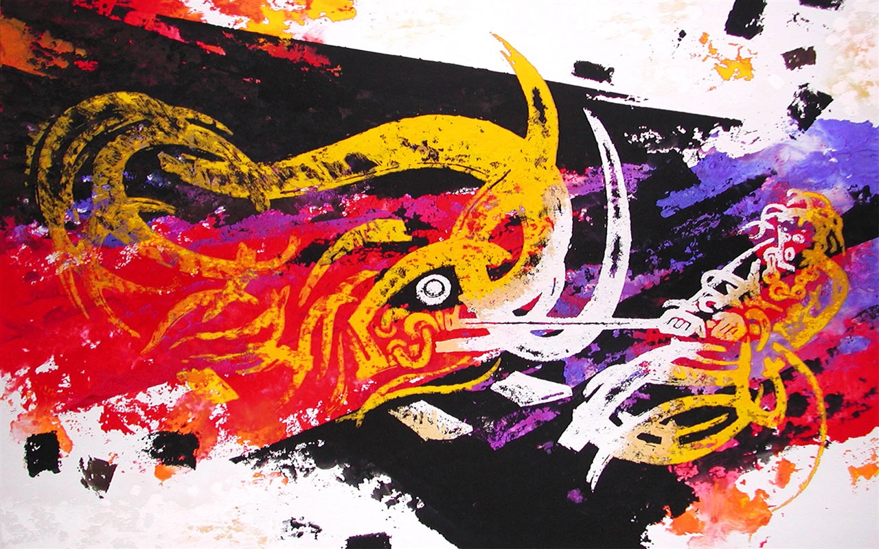 Cheung Pákistán tibetské tisk tapetu (2) #5 - 1280x800
