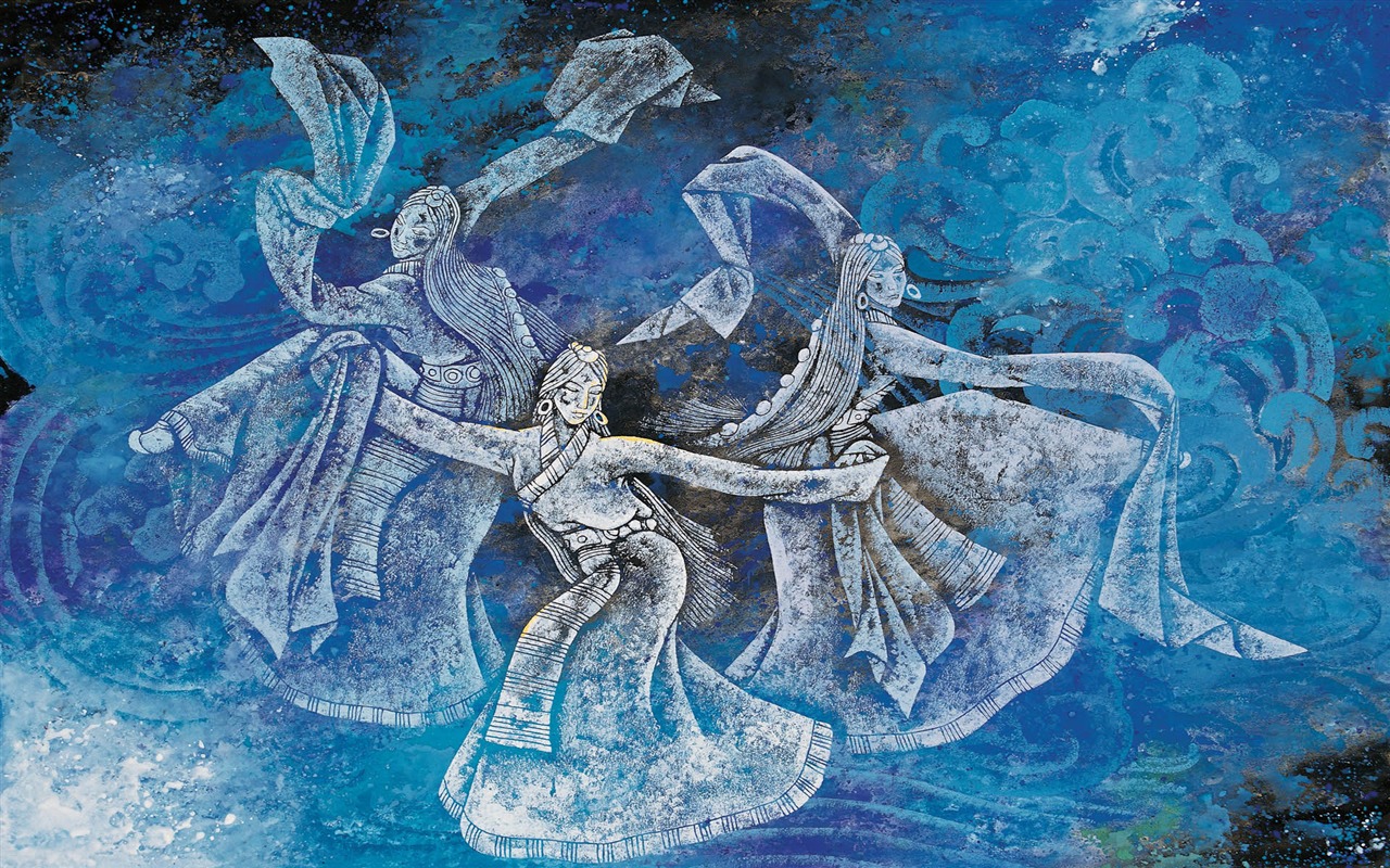 Cheung Pákistán tibetské tisk tapetu (2) #18 - 1280x800