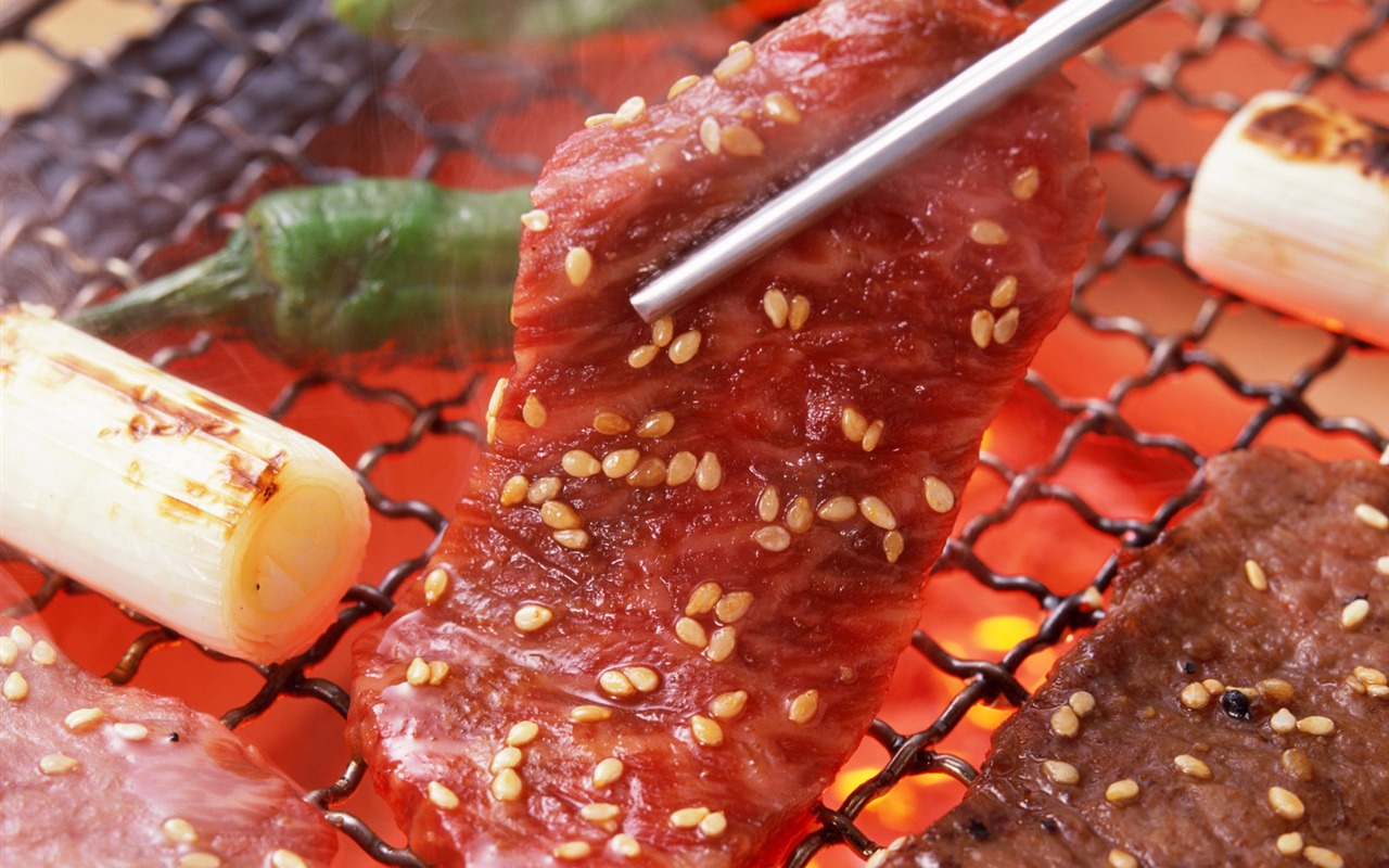 Delicious barbecue tapety (2) #2 - 1280x800