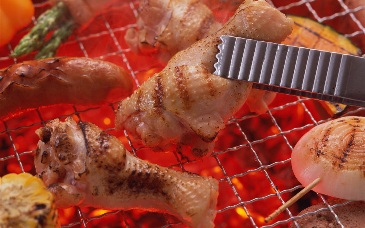 Delicious barbecue wallpaper (2) #9 - 1280x800