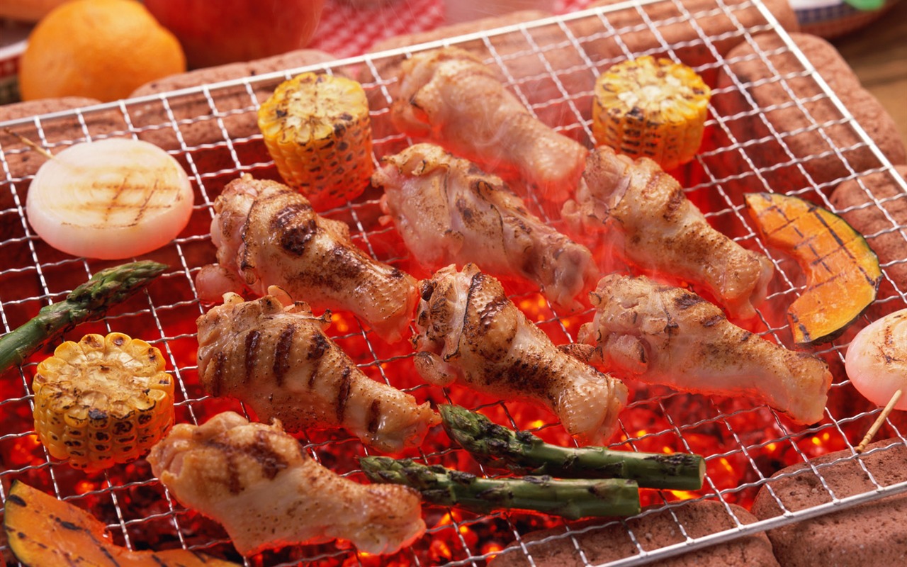 Delicious barbecue wallpaper (2) #15 - 1280x800