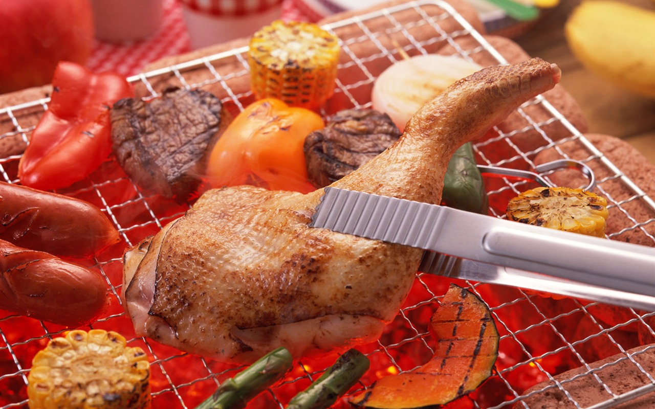 Delicious barbecue wallpaper (2) #16 - 1280x800