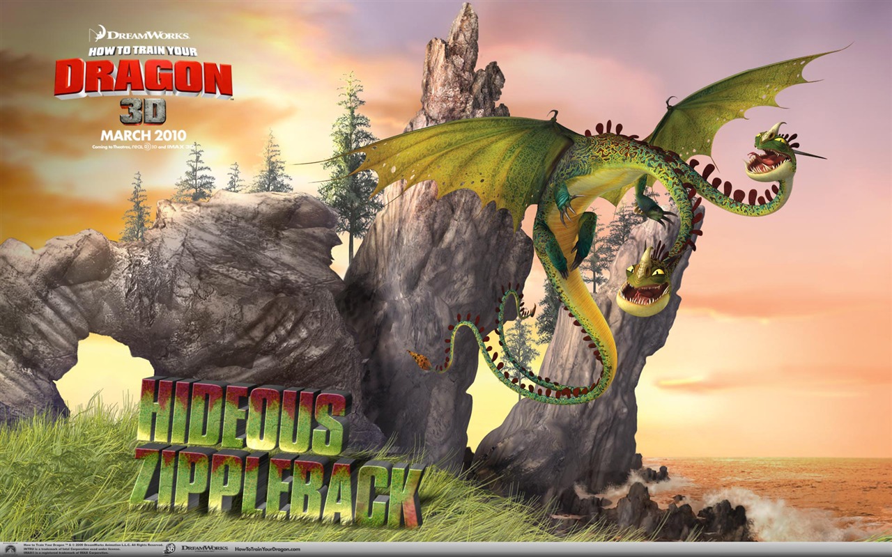 Jak Trénujte Dragon HD tapetu #9 - 1280x800