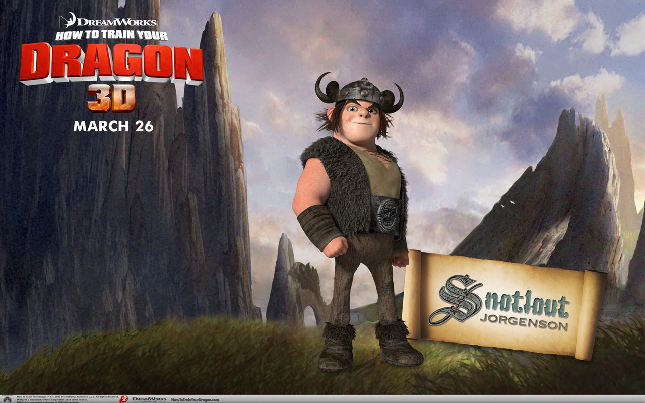Jak Trénujte Dragon HD tapetu #17 - 1280x800