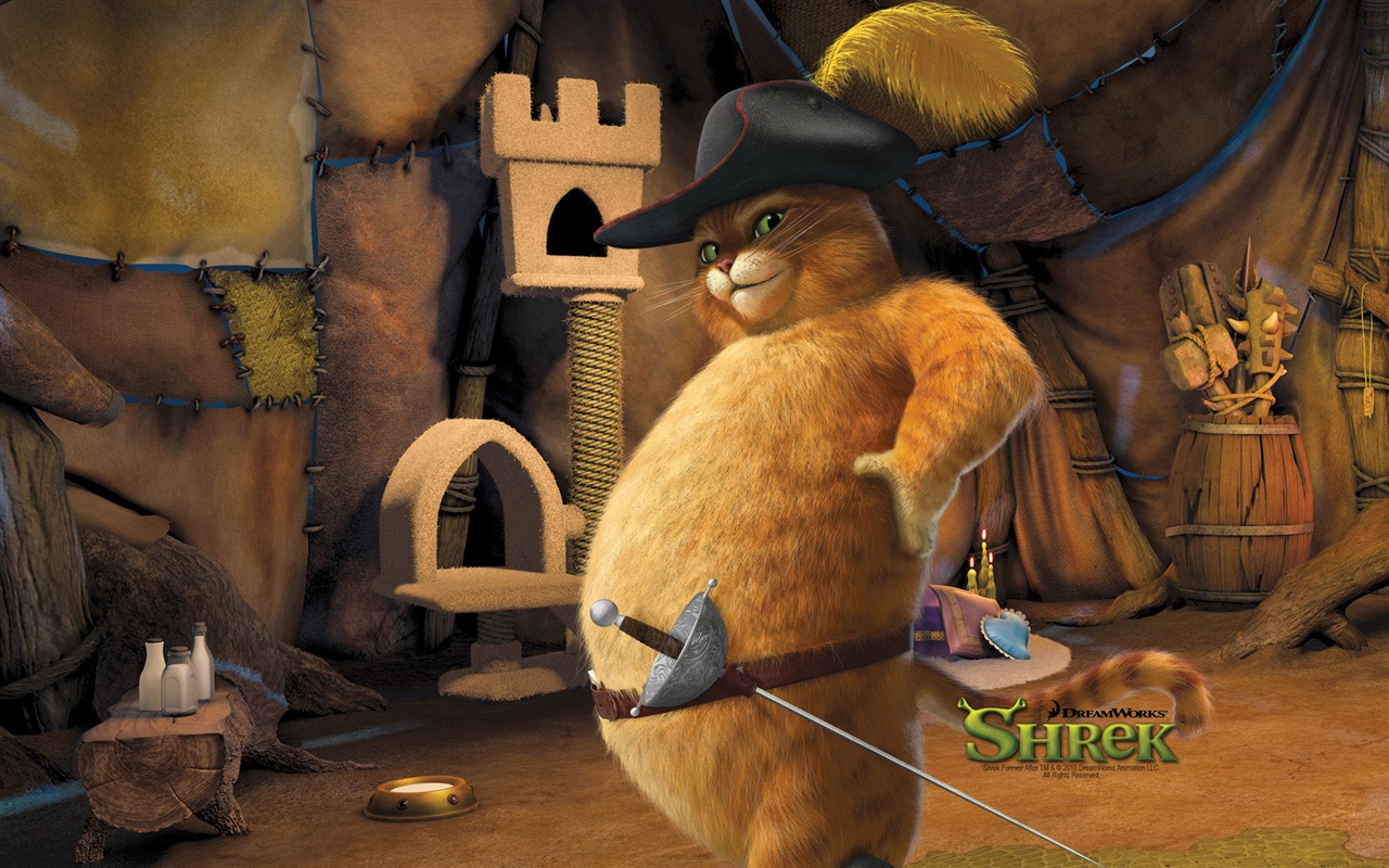 Shrek Forever Po wallpaper HD #5 - 1280x800
