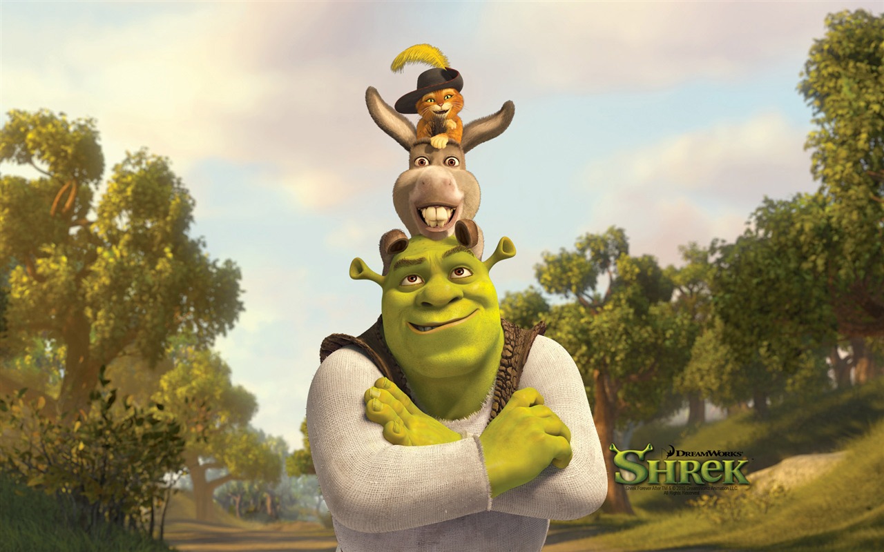 Shrek Forever Po wallpaper HD #11 - 1280x800