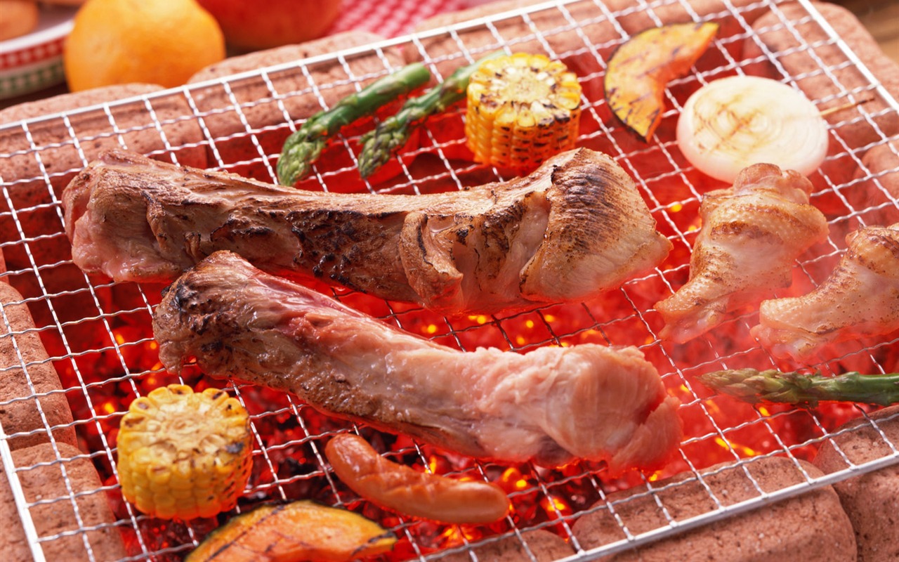 Delicious barbecue wallpaper (3) #3 - 1280x800