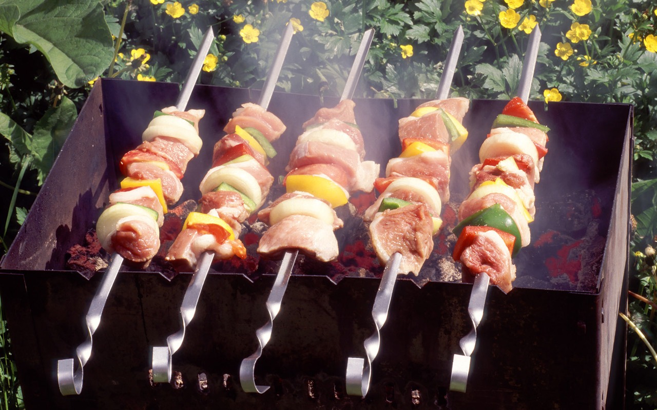 Delicious barbecue wallpaper (4) #5 - 1280x800