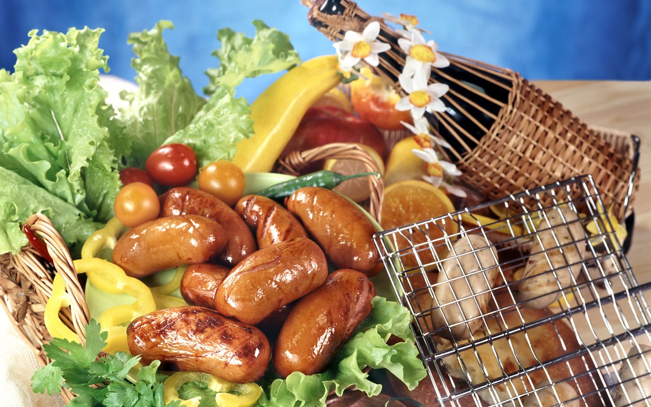 Delicious barbecue wallpaper (4) #18 - 1280x800