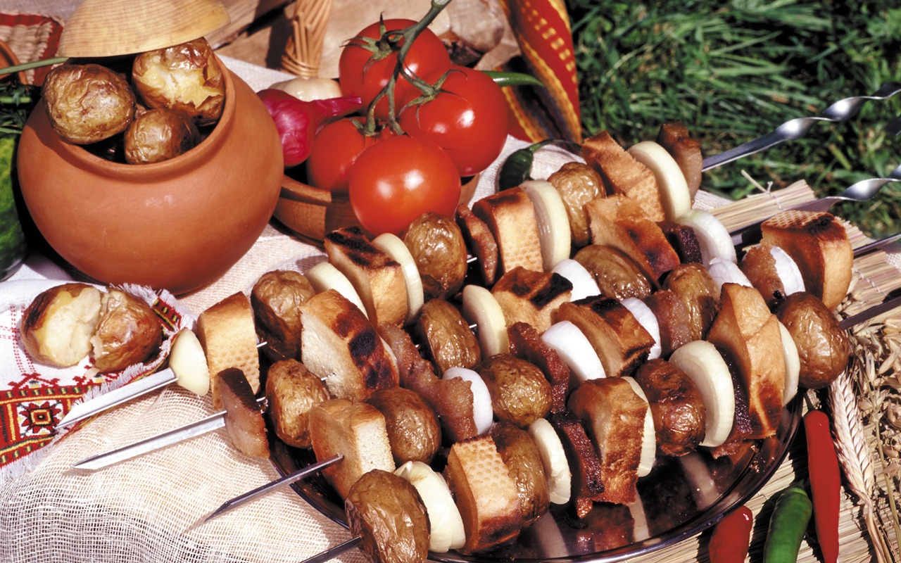 Delicious barbecue tapety (4) #19 - 1280x800