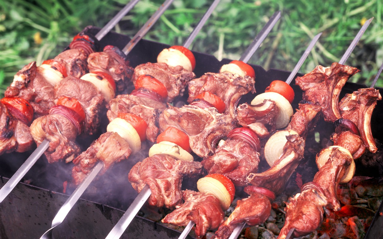 Delicious barbecue wallpaper (5) #11 - 1280x800