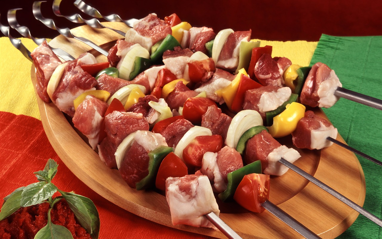Delicious barbecue wallpaper (5) #15 - 1280x800