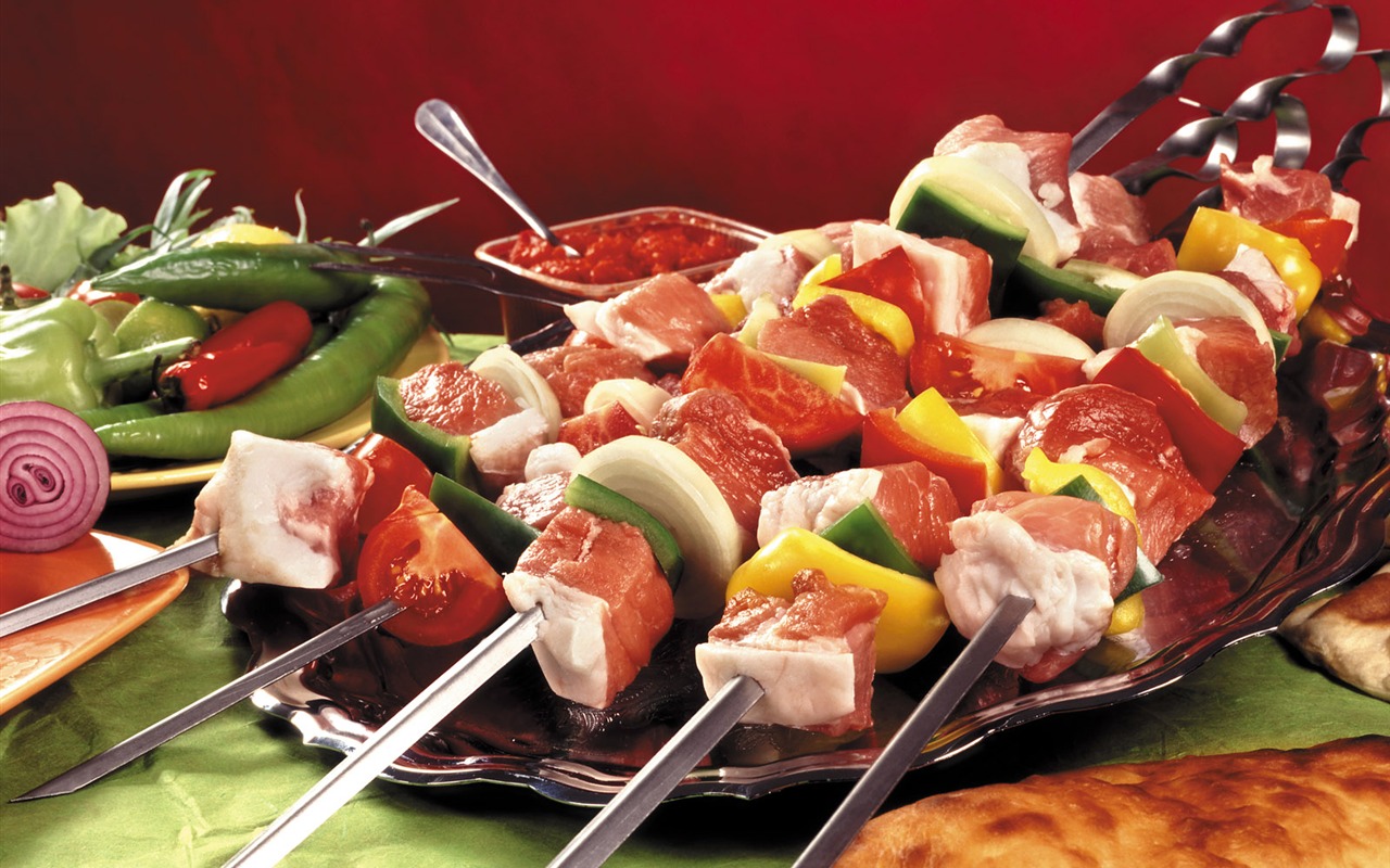 Delicious barbecue wallpaper (5) #16 - 1280x800