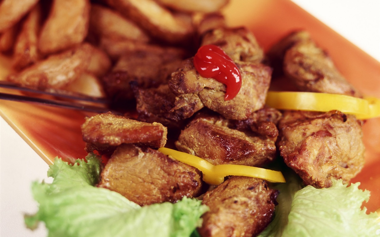 Delicious barbecue wallpaper (5) #17 - 1280x800