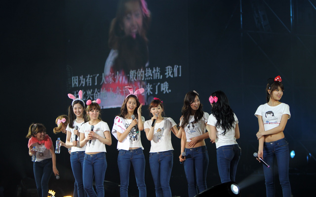 Fond d'écran Girls Generation concert (2) #3 - 1280x800