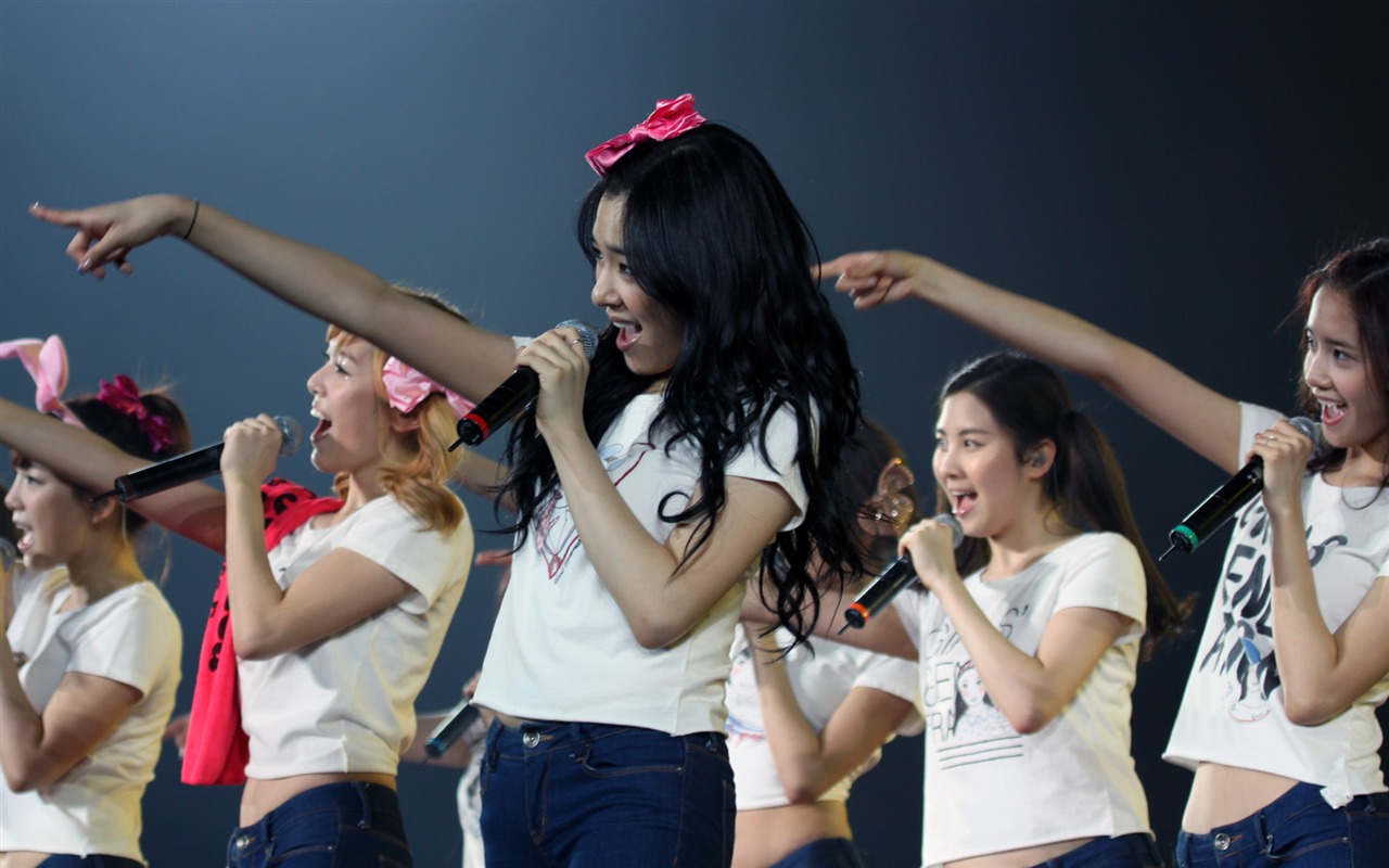 소녀 시대 콘서트 벽지 (2) #14 - 1280x800