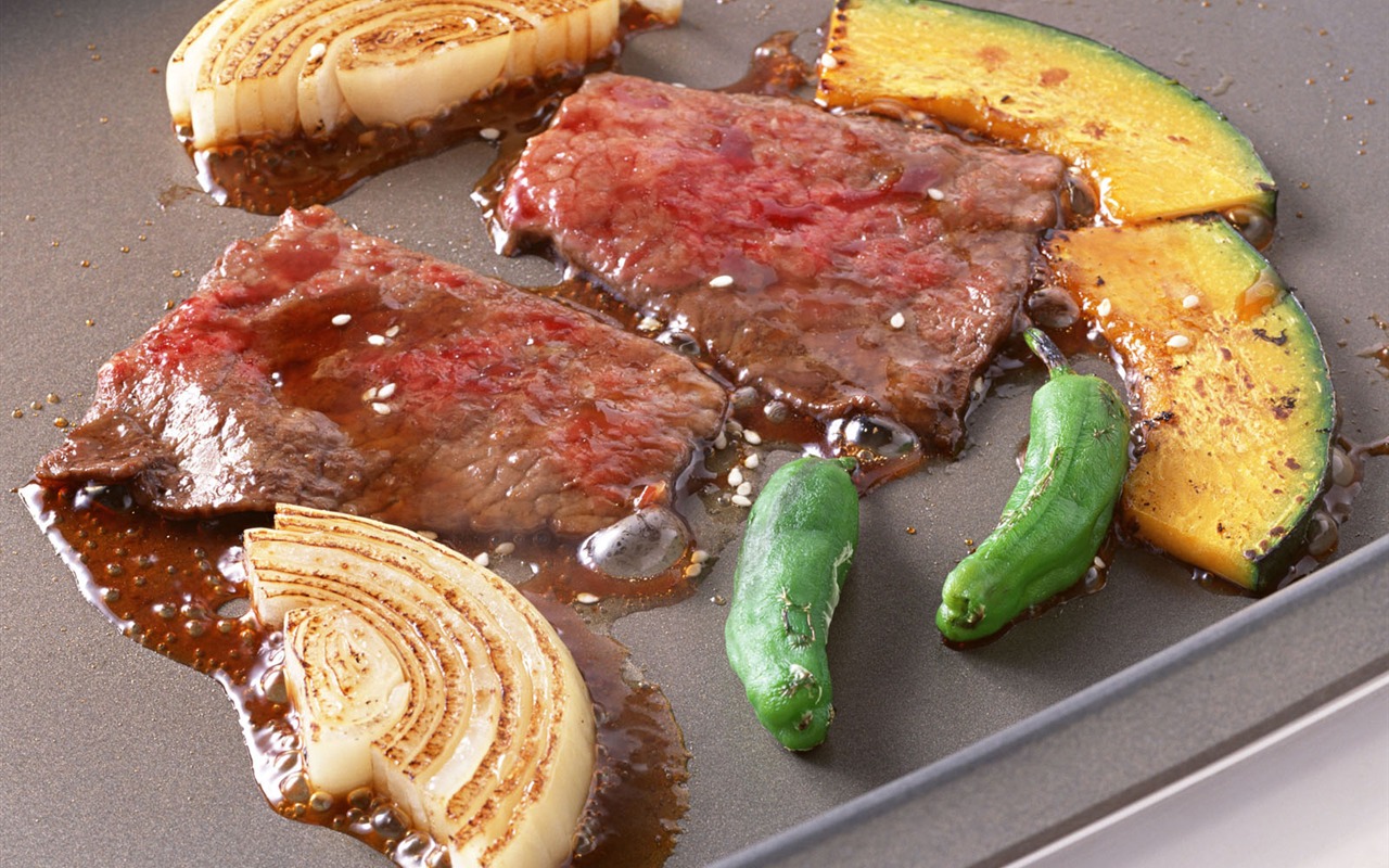 Gourmet večeře tapety (13) #4 - 1280x800