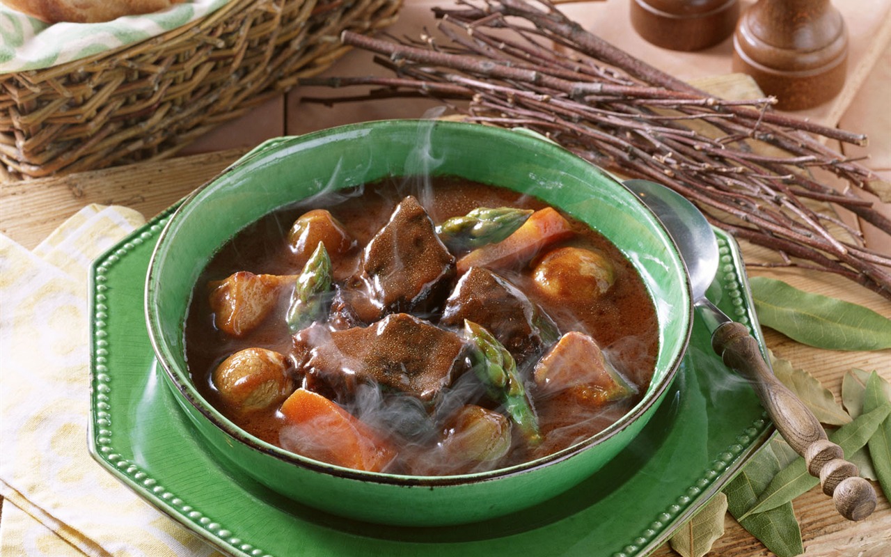 Gourmet dinner wallpaper (14) #17 - 1280x800