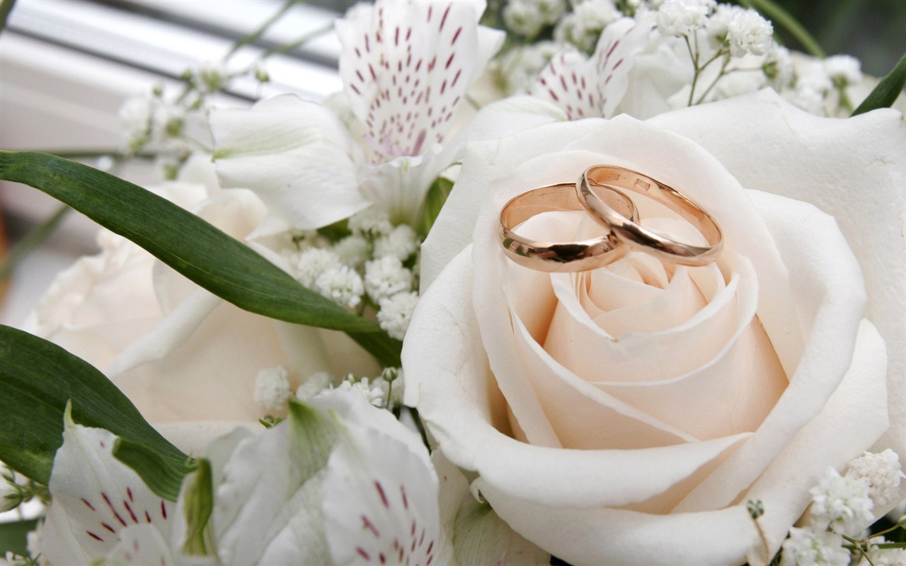 Weddings and wedding ring wallpaper (1) #2 - 1280x800