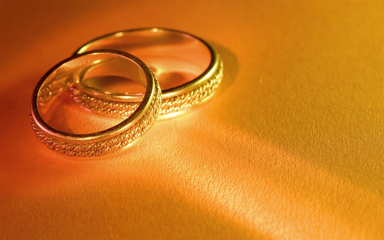 Svatby a svatební prsten tapety (1) #4 - 1280x800